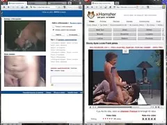 2つの巨大なお尻の女の子が熱狂的に大きな黒い雄鶏に酔っ払う